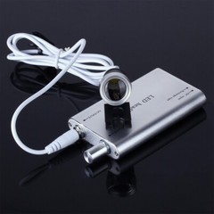 Uso Dental Lupa Portátil Binocular Lupas 3.5X y Lámpara Quirúrgicos LED Luz de C
