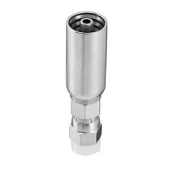 12PCS 1/4″ Hydraulic Hose Fittings 1/4″x1/4″ JIC 37° Female w/ Protection Cover