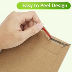 Reliable 50-Pack of 9×12 Self-Seal Photo Envelopes – Ideal for Secure Shipping