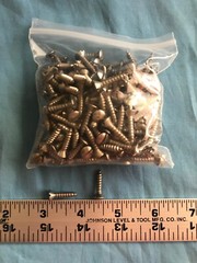10 Pounds of Assorted Sizes & Lengths Stainless Steel Screws / Bolts Hardware