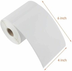 4 Rolls 4×6 Direct Thermal Shipping Labels For Zebra 2844 Eltron – 250 per Roll