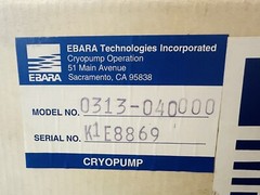 NEW Ebara 07606024 Helium Compressor Cryopump 0313-040000