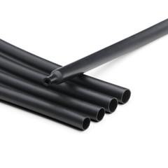 Black Heat Shrink Tube 2:1Unlined &3:1 4:1 Adhesive Glue Lined Heatshrink Sleeve