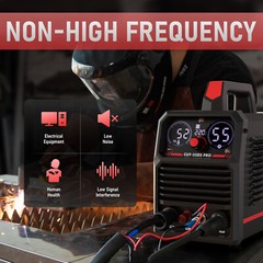 55Amp Plasma Cutter,Non-Touch Pilot Arc Blowback Cutting Machine,110/220V,Non HF
