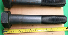 *Lot of 2* Large Huge Bolt and Nut Industrial/ 12” Long 3” Head/8.60 Pounds Eac