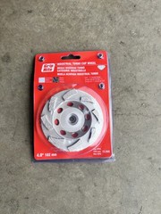 “Grip‑Rite GRTS40HI – 4″ Turbo Diamond Cup Wheel – Fast Grinding Wet/Dry