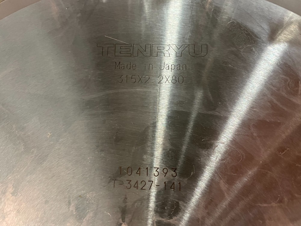 New Ferrous Tenryu Saw Blades – 315 DIA 80 Tooth 2.2 Krf 32.0 Bore