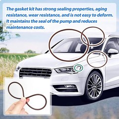 2.0T Vacuum Pump Rebuild Gasket Seal Kit Replacement for Jetta, GTI, GLI, Passat