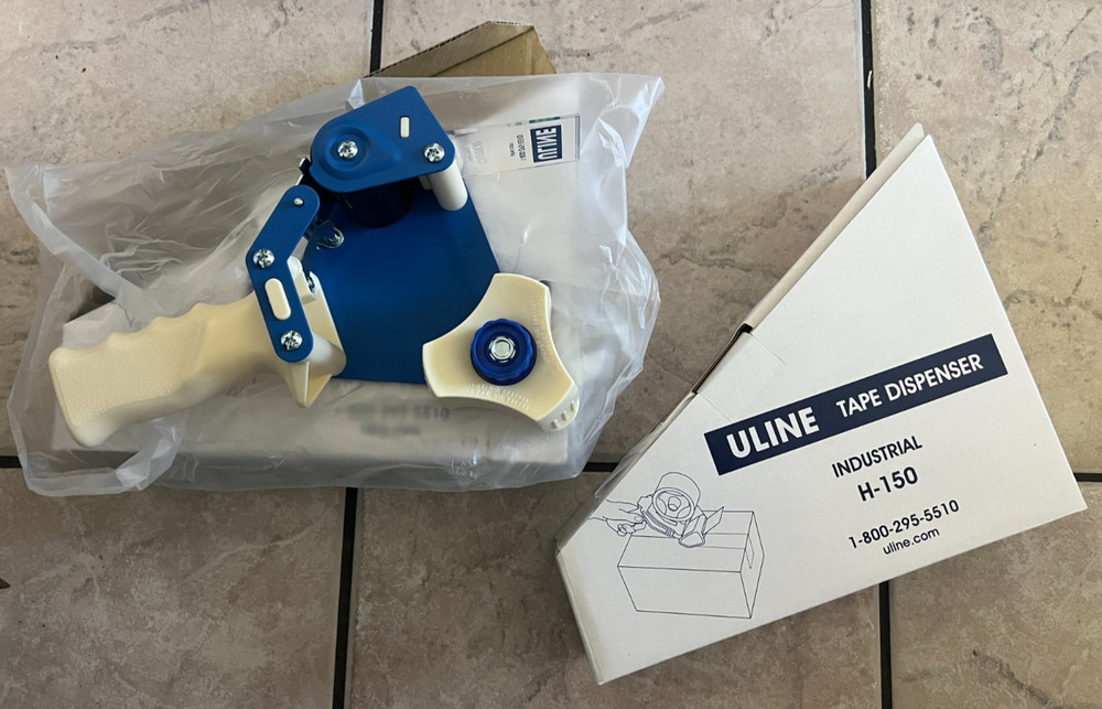 Lot of 2 Uline H-150 Tape Dispenser New in Box – Free shipping in USA