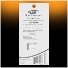 DenTek Floss Threaders for Braces, Bridges & Dental 50 Count (Pack of 1)