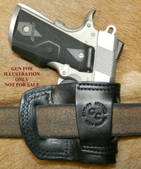 Gary Cs Leather Avenger Left Hand OWB HOLSTER for Colt 1911 Defender 3″ & clones