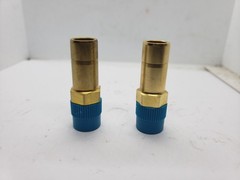 SWAGELOK B-8-TA-1-4 BRASS MALE TUBE ADAPTER 1/2″ TUBE 1/4″ MNPT, LOT OF 2, NNB