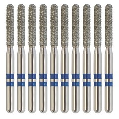 Zirconia Diamond Burs Friction Grip Egg Football Ball Round End Taper Cylinder