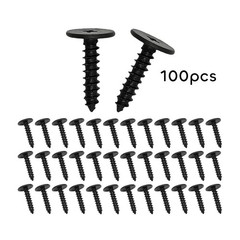 New 100Pcs Flat Head Tapping Screw for Honda Clarity Electric 2017 2018 2019