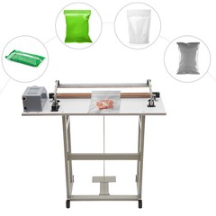 22.83″ Foot Pedal Impulse Sealer Heat Sealing Machine Plastic Bag Sealer 110v