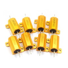 10/25/50/100W Resistor Metal Wirewound Range -Golden Load Aluminium Wirewound 5%