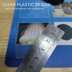800 Pcs Hang Tabs, Self Adhesive Hang Tags, Clear Plastic Sticky Hanging Tabs, G