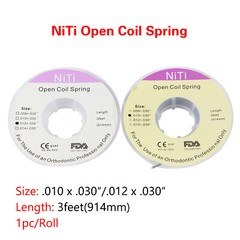 Dental Orthodontic Niti Open Coil Spool Springs Accessory 012*030″ / 010*030″
