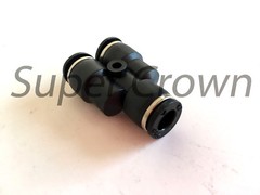 Pneumatic Union Y Tee Tube OD Push In To Connect Air Fitting One Touch