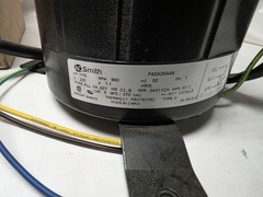 A.O. Smith Model F42A20A49 1/10 HP 230 V 1 PH 860 RPM 42Y Fr. Fan/Blower Motor