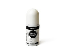 iMARK Premium Roll-On Ink Refill for Foam and Felt Stamp Pads, 2 oz Black