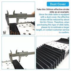 100-1000mm Linear Rail Sliding Table Cross Slide Module SBR Guide Rail SFU1605