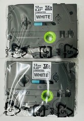 New Genuine Brother P-Touch TZe-231 2PK Black on White Tape
