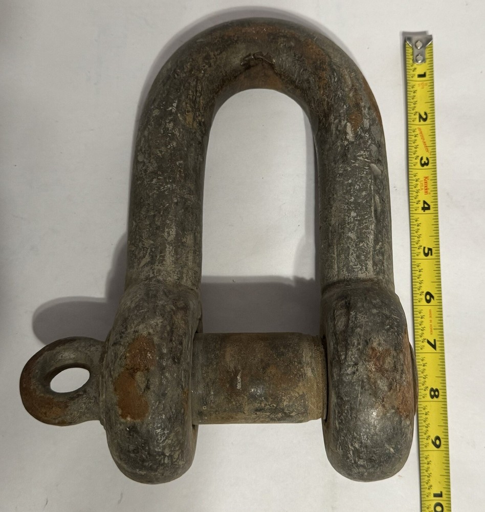 Large Shackle Anchor Rigging With Screw In Pin Weighs 15 1/2 Pounds Heavy Duty