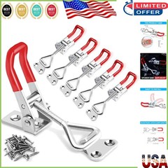 Adjustable Toggle Latch 6 Pack – 330Lbs Corrosion-Resistant Clamps with Screws