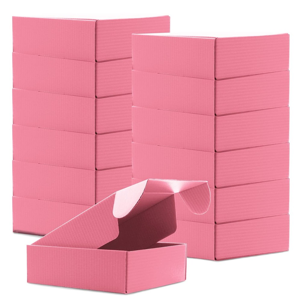 Cardboard Boxes Shipping Boxes,15 Pack Recyclable Corrugated Cardboard Box Sm…
