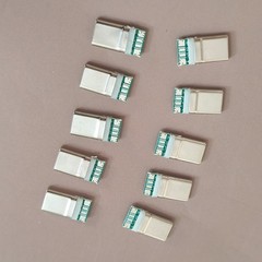 FLEAVER 10pack USB 3.1 Type C Male Connector USB-C OTG Host with 5.1k Resistor