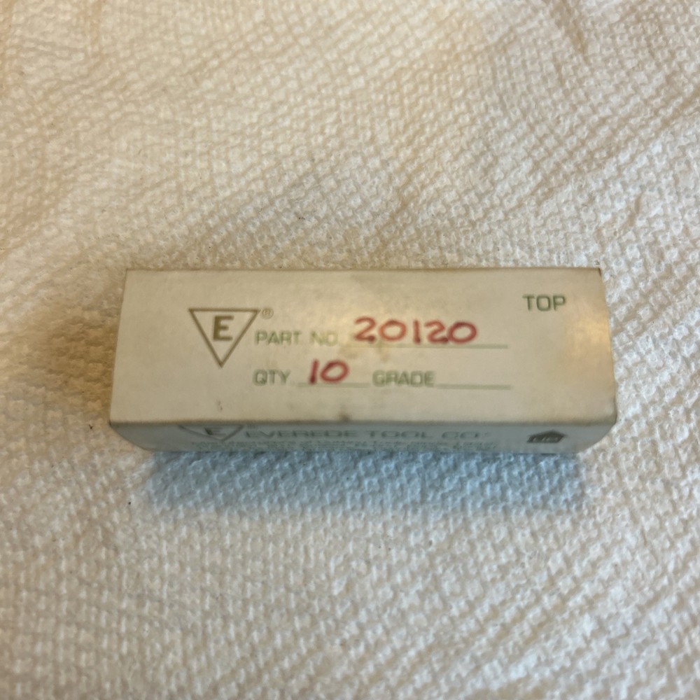 (10) New EVEREDE Boring Bar Blank INSERTS # 20120