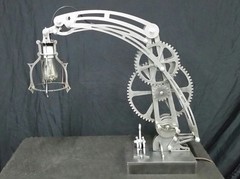 Steampunk STEEL lamp pattern dxf CNC file for PLASMA cutting on thumb drive