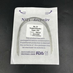 100pcs Dental Orthodontic Super Elastic Niti Arch Wire Round Ovoid/Natural Form