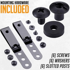 HolsterSmith Universal Metal Belt Clip for Holster Making – Model 5 – 3-Hole …