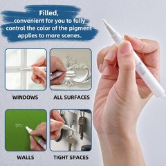 XTIIEED Fillable Touch Up Paint Pen, Refillable 3 Count (6 pcs kit), A-03