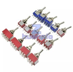 1PC/2PCS MTS-102/103/202/203 125V Mini 3/6/9/12PIN Toggle Switches Toggle Switch