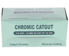 House Brand Dentistry 103146 Catgut Chromic Sutures C-6 3/0 18″ 12/Bx