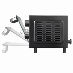 Mainstays 4-Slice Countertop Toaster Oven with Bake & Broil Black