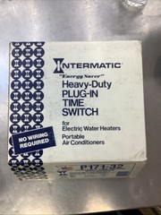 Intermatic P171-32 Heavy-Duty Plug-In Portable Time Switch, SPST, 20A, 125V