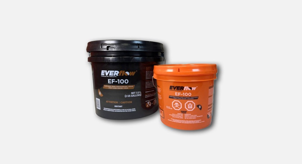 MPC Everflow Clear Epoxy Resin Coating for Floors & Counter Tops, 100% Solids