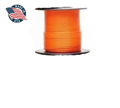 25ft Mil-Spec high temperature wire cable 16 Gauge ORANGE Tefzel M22759/16-16-3
