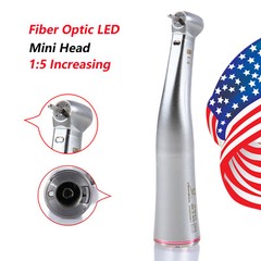 1-10 Pcs NSK Style Dental 1:5 LED Contra Angle Increasing Handpiece Inner OR