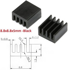 Aluminium Heatsink Radiator CPU Heat Sink Cooling Block Various Sizes Available