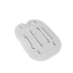 Fit 19-24 Chevy Silverado 1500 Fuel Filler Housing & White Cap Door Set