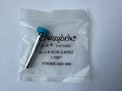 Swagelok Weld Gland, 1/4 in VCR x 1/4 x 0.035 in. TBW, 0.75 in 6LV-4-VCR-3-4TB7