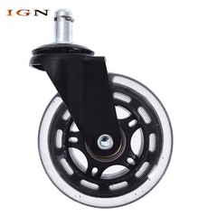 5 Pack 3 Inch Office Chair Caster Swivel Wheels Replacement Heavy Duty Low-Noise
