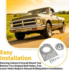 for 1967-1972 C10/C20/C30 Chevy Steering Column Firewall Mount | More durable al
