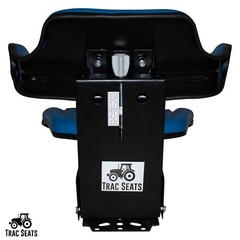 Blue Tractor Suspension Seat Fits Ford / New Holland 6600 6610 7000 7600 7610