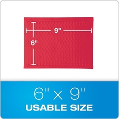 Protective 6×9 Padded Mailers – 50 Count Red Poly Envelopes for Secure Shipping